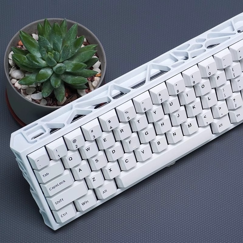 Tablet Accessories 3D Print - Holy60/GH60 ケースカスタマイズされたメカニカルキーボードシェル樹脂 3D 印刷スケルトンケース rakka 60/64