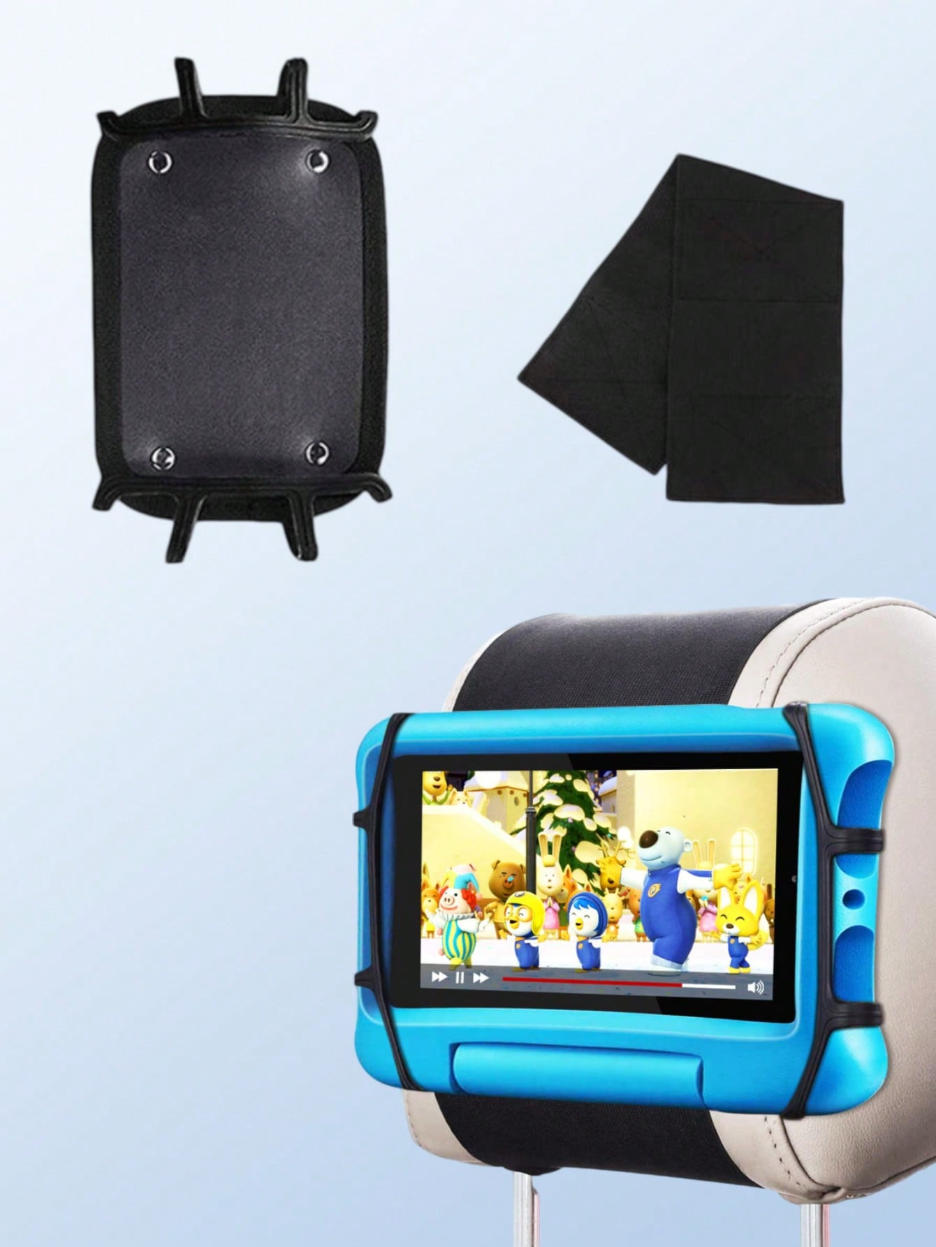 Tablet Accessories Must Have - 車用ヘッドレストタブレットホルダー – 360 ° 回転式、7～13インチのiPad、Kindle Fire、Androidタブレット、携帯ゲーム機に対応
