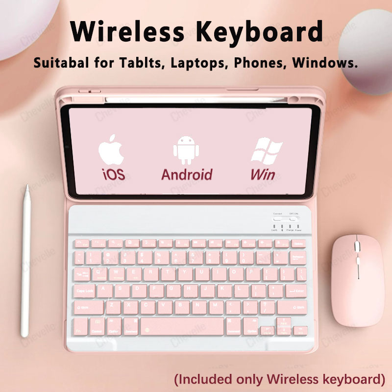 Best Tablet Accessories - ワイヤレス Bluetooth 互換キーボード Android iOS タブレット用超薄型
