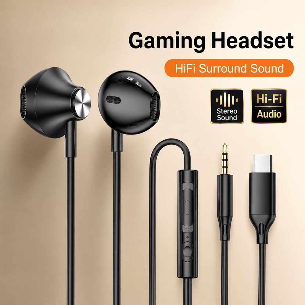 Tablet Pc Accessories - HiFi サラウンドヘッドフォン低音ステレオサウンド iPhone Xiaomi Huawei タブレットラップトップ