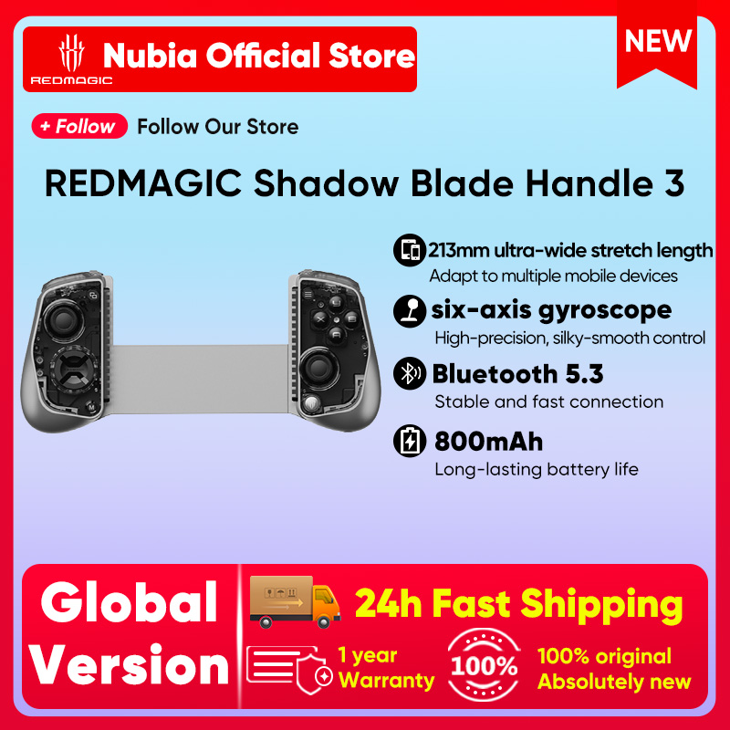 Redmagic Tablet Accessories - Nubia REDMAGIC シャドウブレードハンドル 3 スマートフォンタブレットゲームコントローラー HD