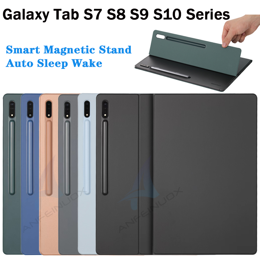 Cheap Tablet Accessories - 磁気ケースサムスンギャラクシータブ S8 S10 プラススタンドカバー S10 FE