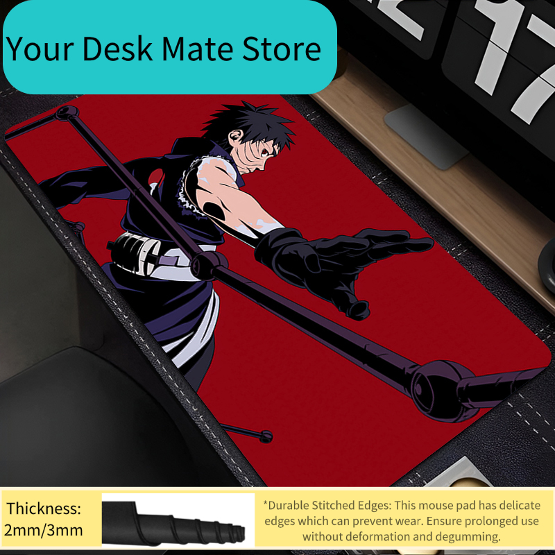Tablet Accessories Keyboard - 90x40cm マウスパッド アニメ ナルト オビト うちは