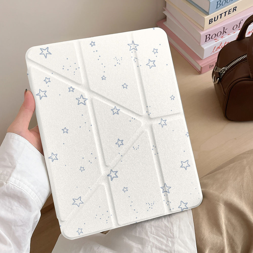 Best Tablet Accessories - シンプルなブルースタータブレットケース iPad Pro 11 12.9 13インチ