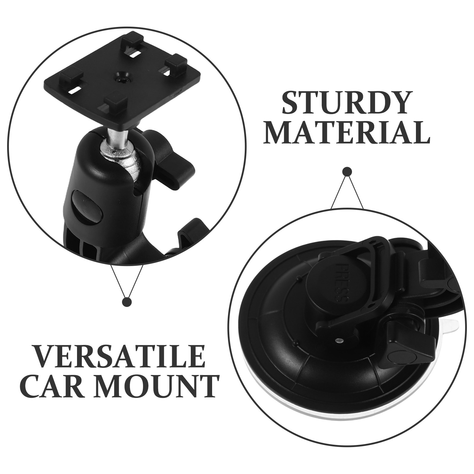 ユニバーサルカーマウント電話タブレットホルダー吸盤式フロント - Car Accessories Tablet Holder のレビューと価格