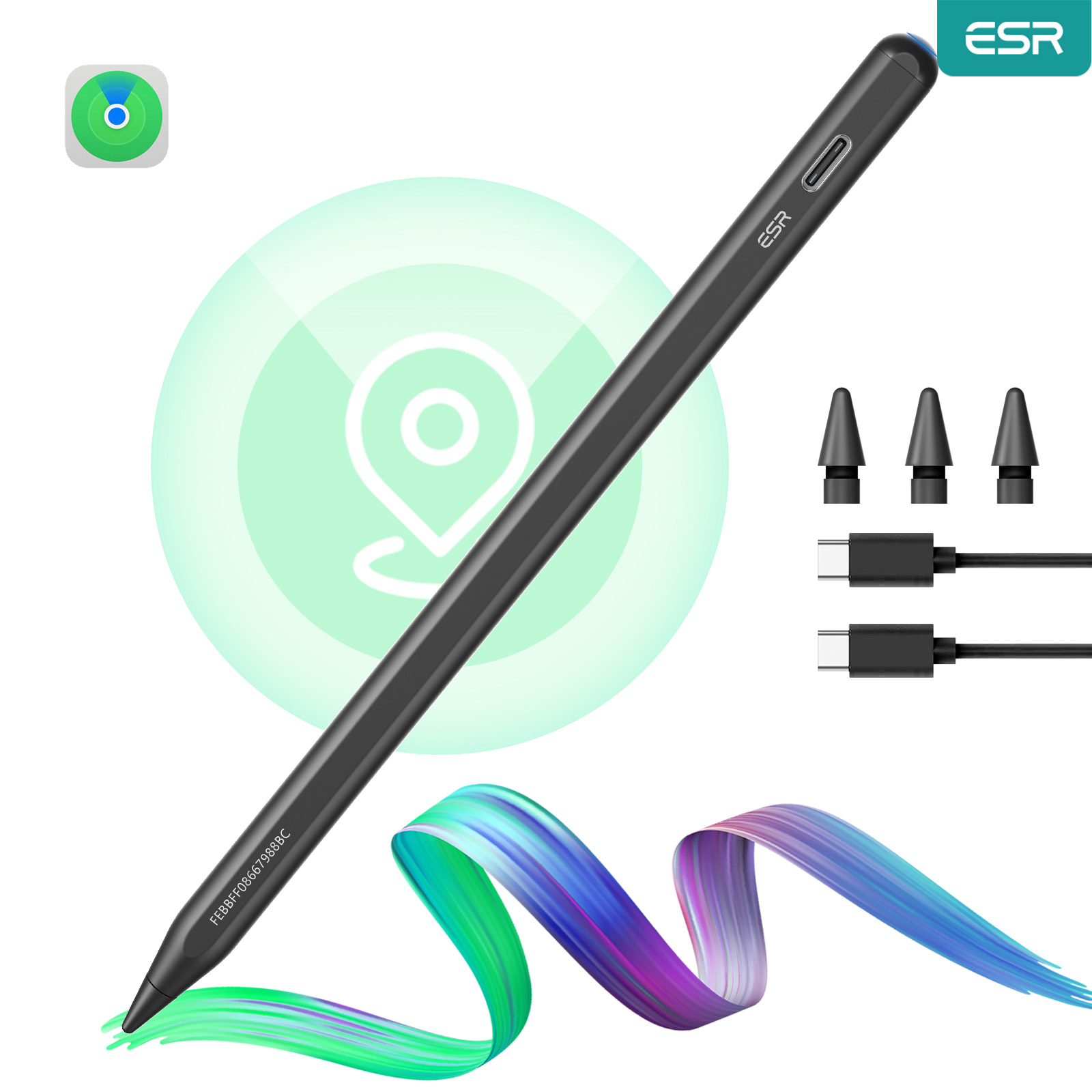 ESR iPadペンシル iPad 2018-2025対応  - Tablet Accessories Kids のレビューと価格