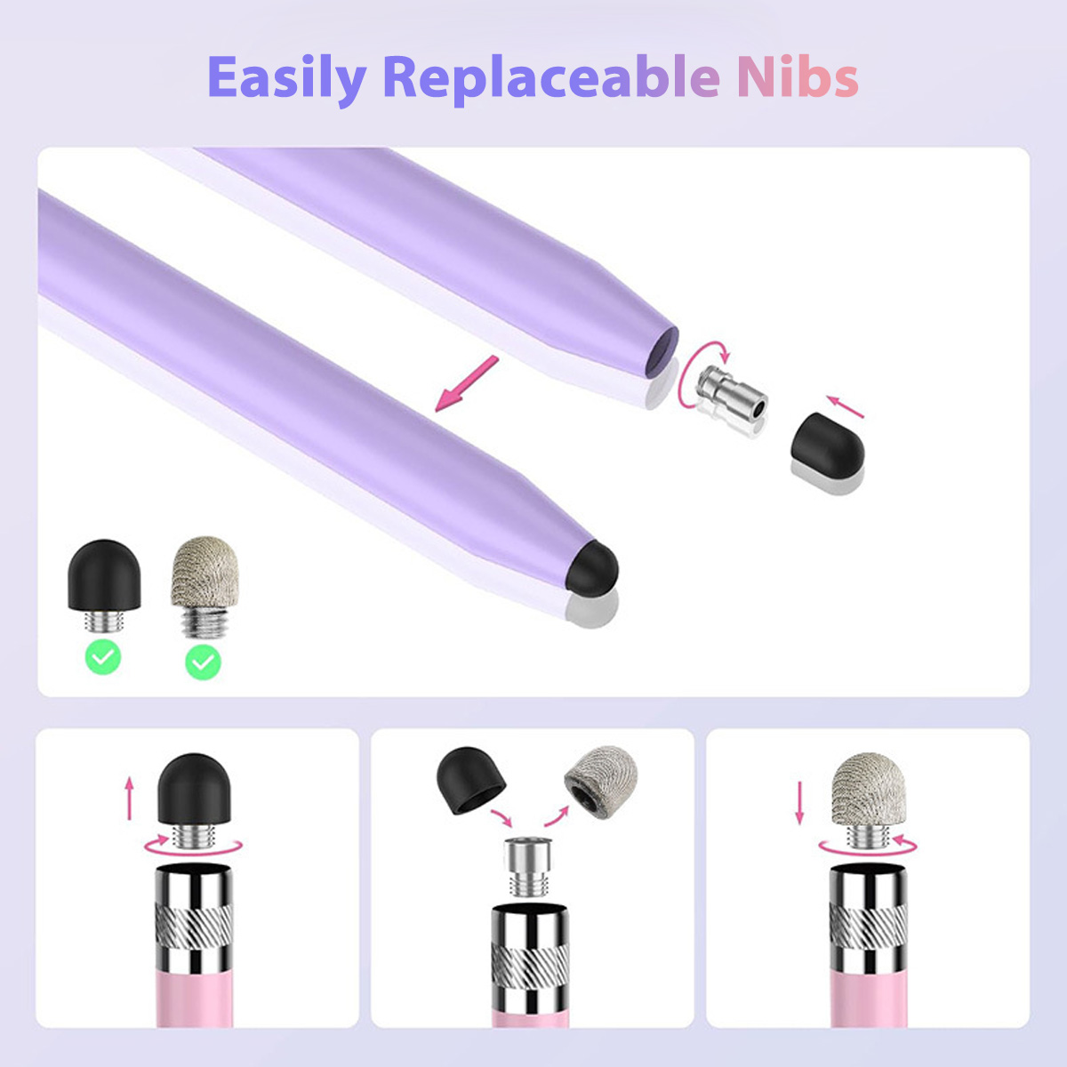 ユニバーサル2in1スタイラスペン、Androidスマートフ - Tablet Accessories Kids のレビューと価格