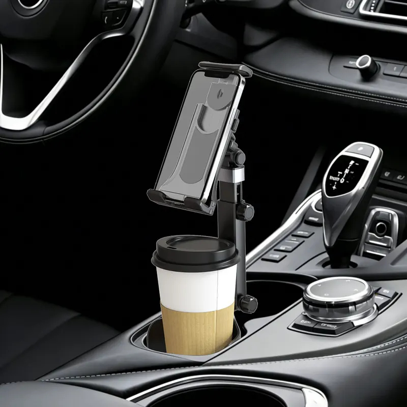 車載カップホルダー用スマホ・タブレットホルダー拡張キット、3 - Car Accessories Tablet Holder のレビューと価格