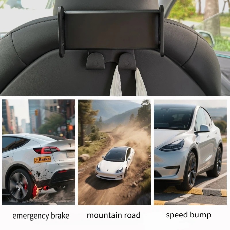 テスラ モデル3 Y ジュニパー 後部座席用スマホホルダーフ - Tablet Accessories Bag のレビューと価格