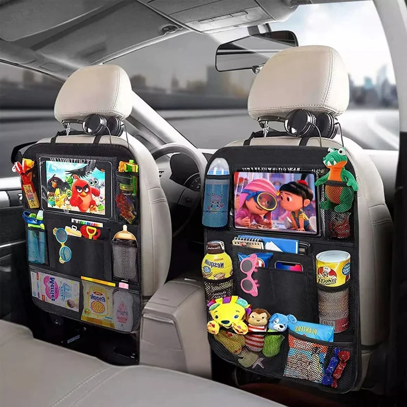車の後部座席オーガナイザー、タッチスクリーン、タブレットホル - Tablet Accessories Must Have のレビューと価格