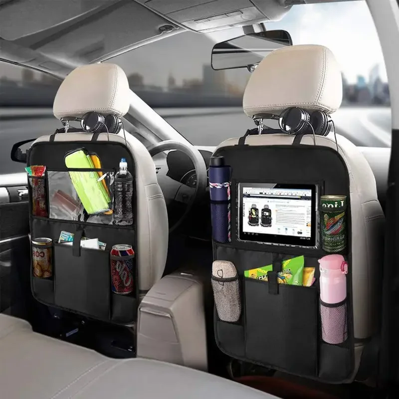 車の後部座席オーガナイザー、タッチスクリーン、タブレットホル - Tablet Accessories Must Have のレビューと価格