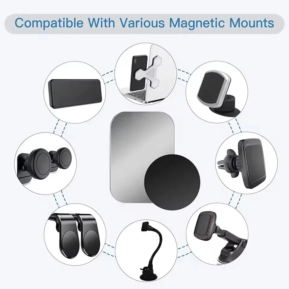 5/10個入り 磁気金属プレートディスク 車載電話ホルダース - Tablet Accessories Must Have のレビューと価格
