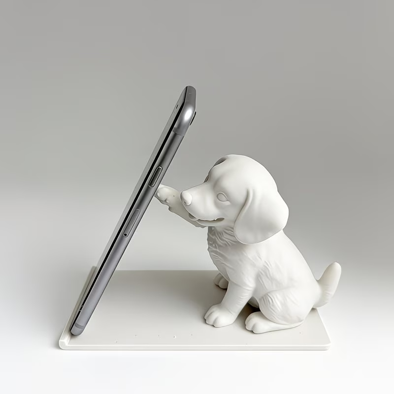 新しい3Dプリントされたビーグルの子犬の電話/タブレットホル - Tablet Accessories 3D Print のレビューと価格