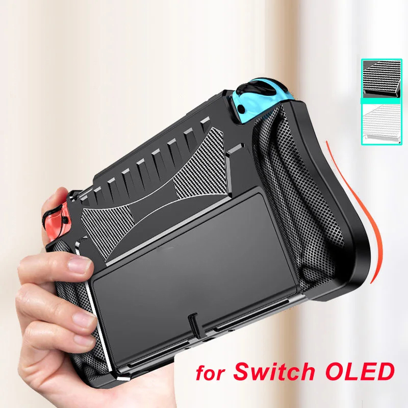 Switch OLED 2021用ドッキング可能な保護コンソ - Tablet Accessories For Gaming のレビューと価格