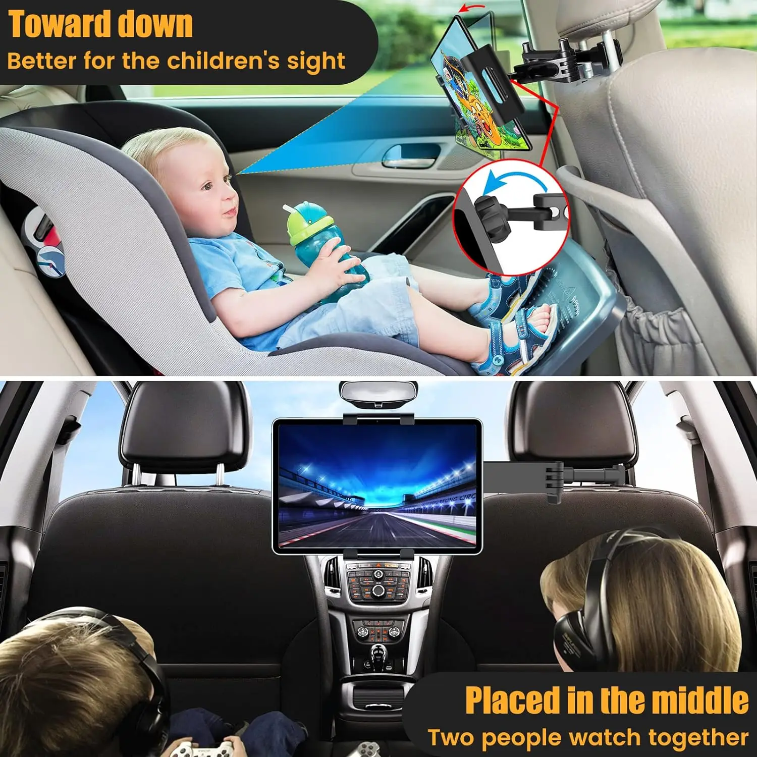 車用タブレットホルダー、ipad タブレット/ipad/電話 - Car Accessories Tablet Holder のレビューと価格