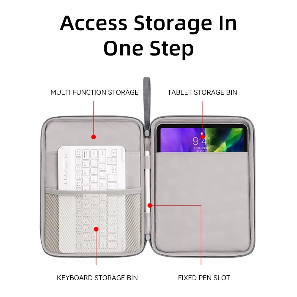 タブレットハンドバッグケース 9-13 インチタブレット用  - Tablet Accessories Bag のレビューと価格