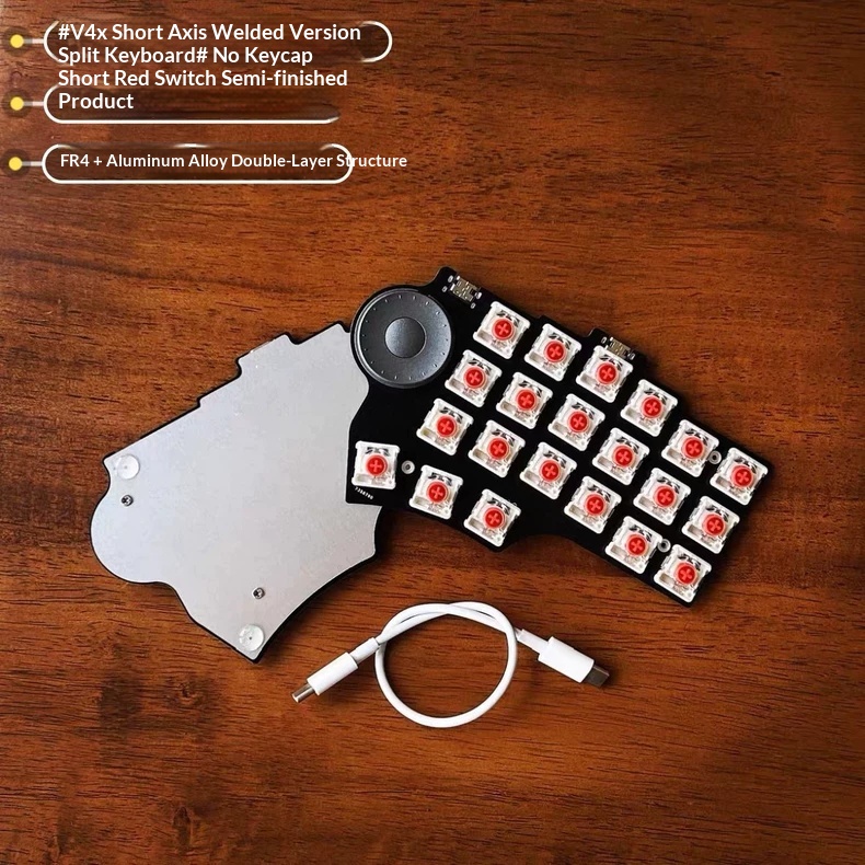 V4x 有線分割キーボードキット RGB ロープロファイルス - Tablet Accessories Gifts のレビューと価格