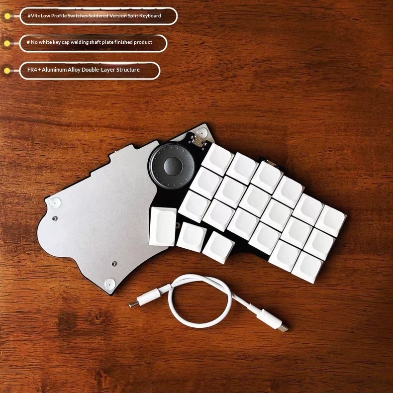V4x 有線分割キーボードキット RGB ロープロファイルス - Tablet Accessories Gifts のレビューと価格