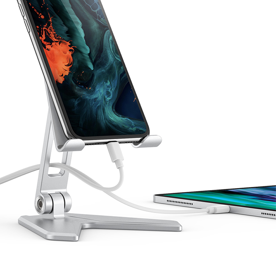 タブレットスタンド調節可能な折りたたみホルダー Xiaomi - Tablet Accessories Samsung のレビューと価格