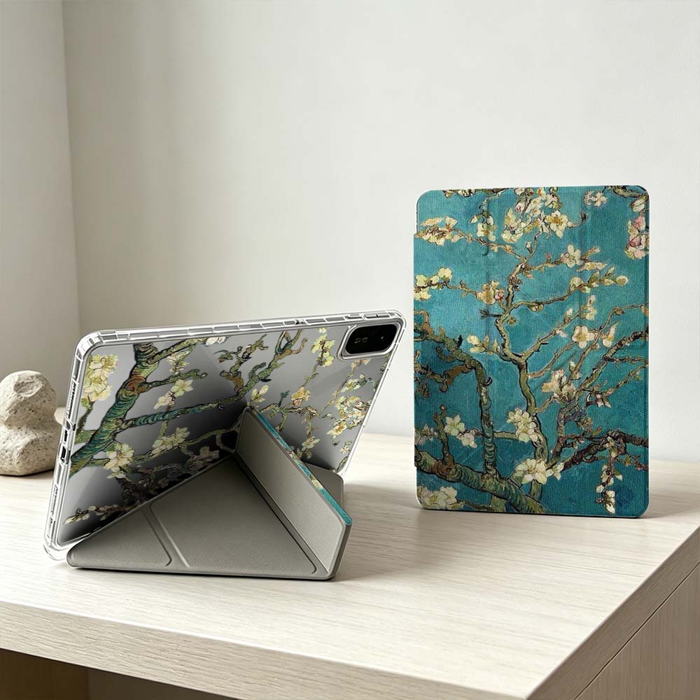 アートアプリコットブロッサム柄 Xiaomi Mi Pad  - Poco Tablet Accessories のレビューと価格
