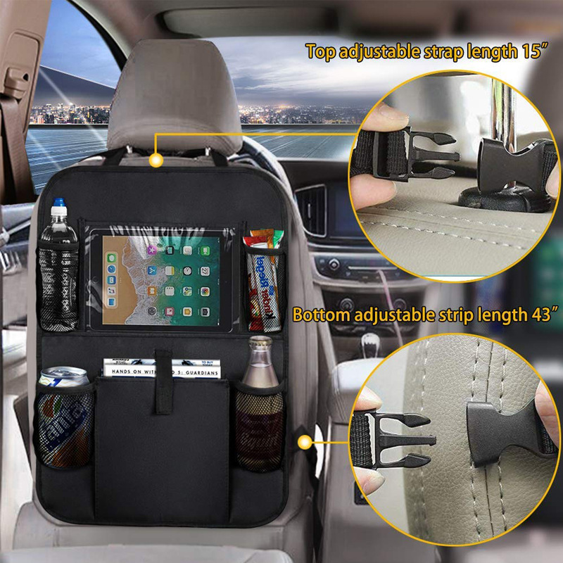 車の後部座席オーガナイザー タッチスクリーンタブレットホルダ - Tablet Accessories Must Have のレビューと価格