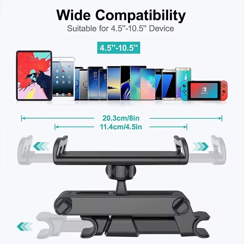 360度回転式ユニバーサルカーヘッドレストホルダー °    - Car Accessories Tablet Holder のレビューと価格