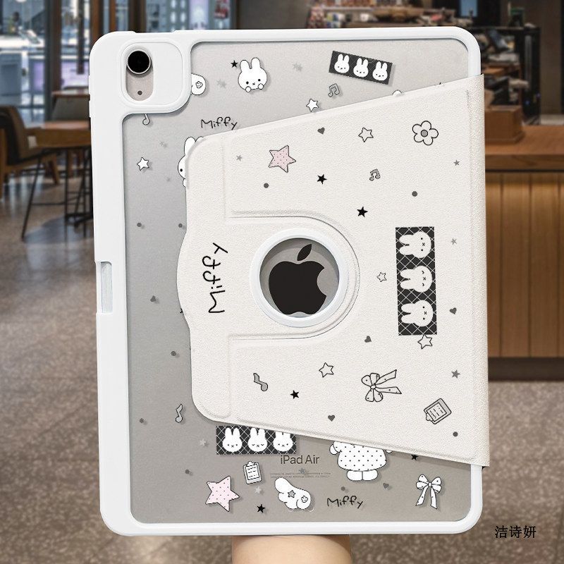 かわいい漫画風でおしゃれなミッフィー360度回転式iPadタ - Tablet Accessories Gifts のレビューと価格