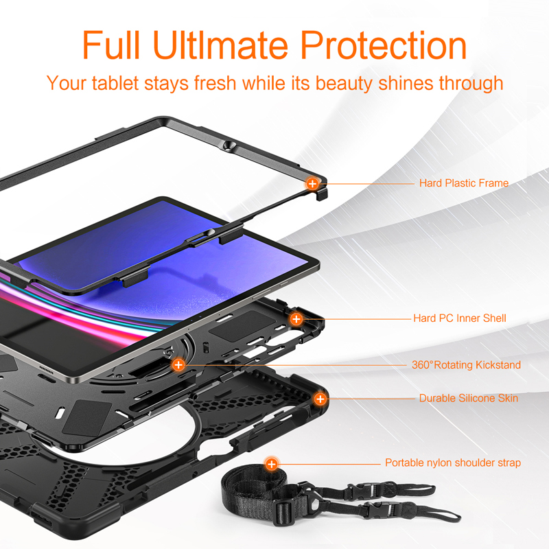ヘビーデューティ耐衝撃ケースサムスンギャラクシータブ A9  - Tablet Accessories Samsung のレビューと価格