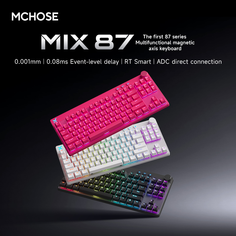MCHOSE MIX87 磁気スイッチメカニカルキーボード  - Tablet Accessories Gifts のレビューと価格