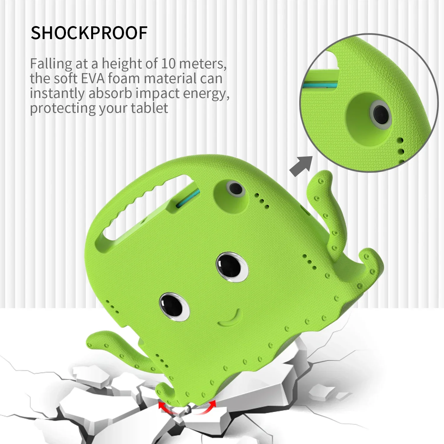 Octopuses EVA キッズケース Samsung G - Cheap Tablet Accessories のレビューと価格