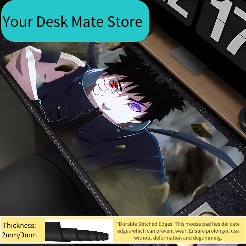 90x40cm マウスパッド アニメ ナルト オビト うちは - Tablet Accessories Keyboard のレビューと価格