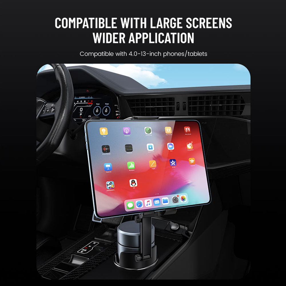 車用カップホルダー タブレット＆携帯電話マウント、4～13イ - Tablet Accessories Must Have のレビューと価格