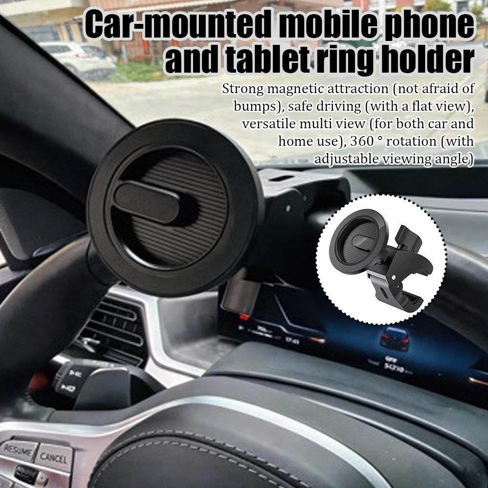 ユニバーサル磁気自動車電話ホルダー MagSafe ステアリ - Car Accessories Tablet Holder のレビューと価格