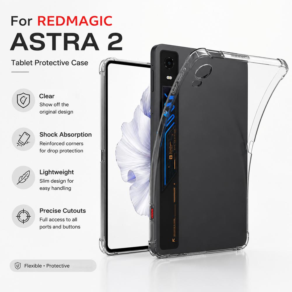 RedMagic Astra 2用クリアTPUタブレットケー - Redmagic Tablet Accessories のレビューと価格